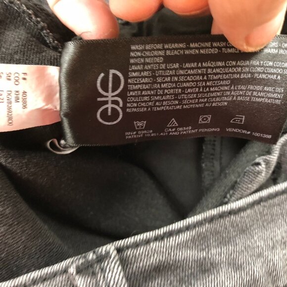 Gloria Vanderbilt Womens Amanda Jeans Size 12S Black Denim Straight Leg Classic - Picture 10 of 14